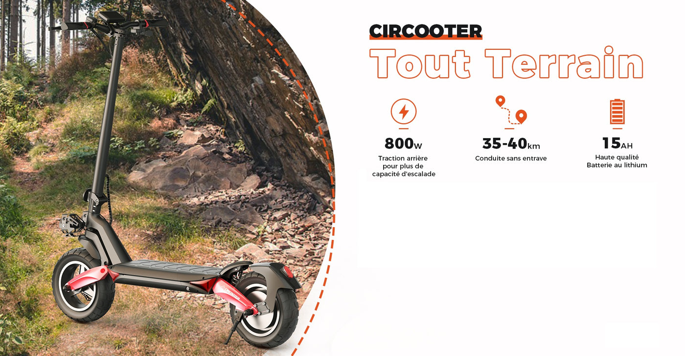 Circooter R3 Trottinette électrique Tout Terrain 800W